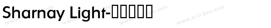 Sharnay Light字体转换